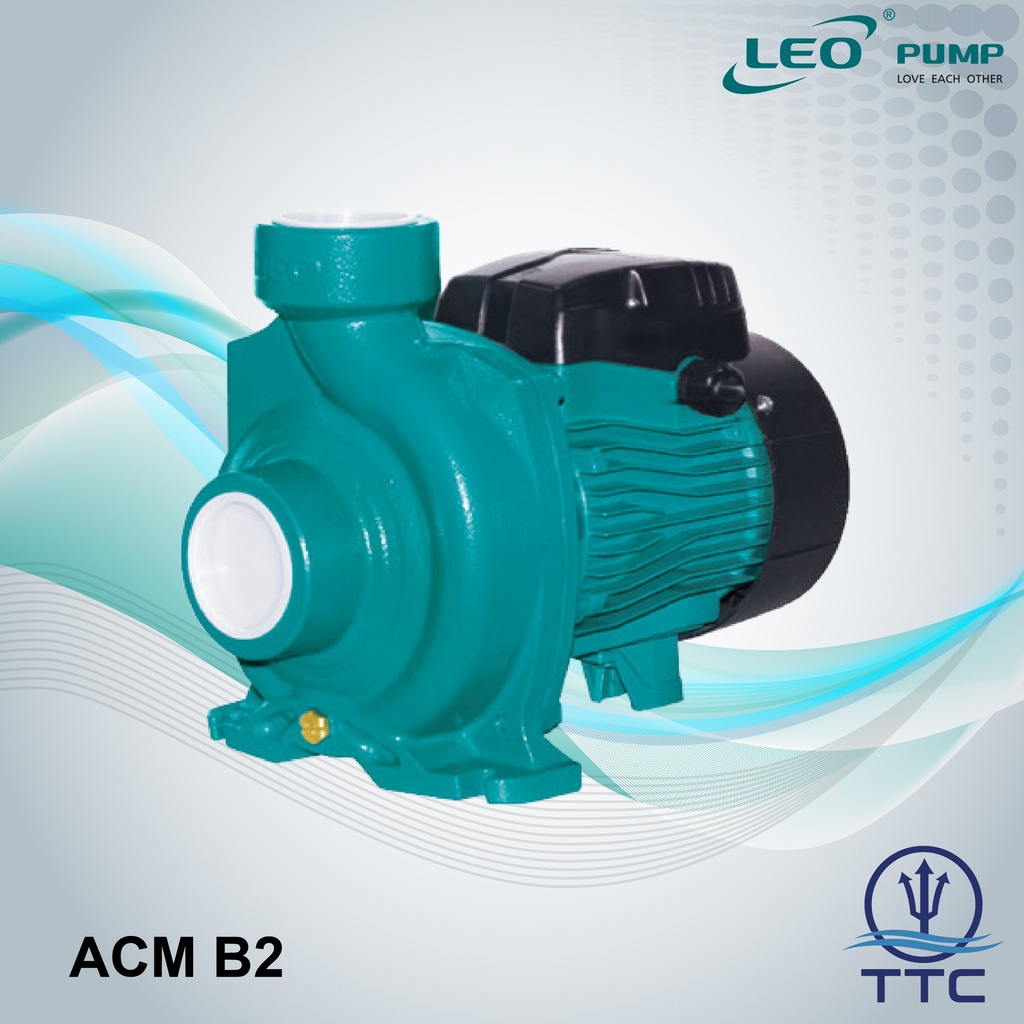 High Flow Centrifugal Pump: Model ACm-75B 2 x 0.75kW/1HP x 1 Phase x Clean Water
