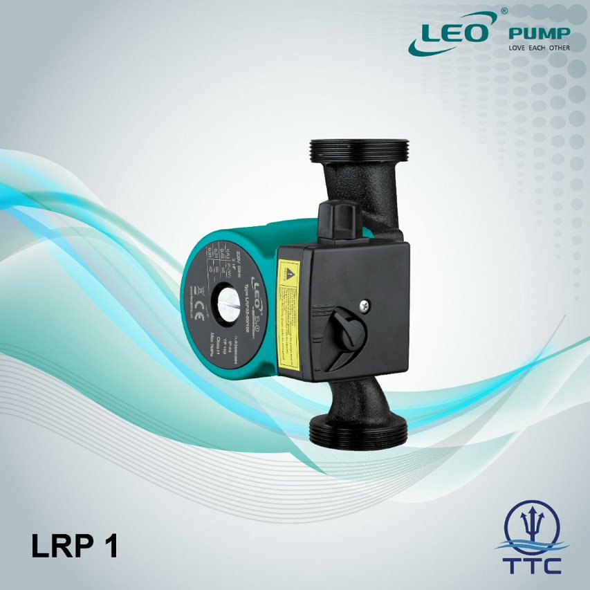 Hot Water Circulation Pump: Model LRPm-25-60/130 x kW/HP x 1 Phase x  Water