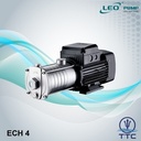 Stainless Steel Horizontal Multistage Pump: Model ECHm-4-60 x 1.1kW/1.5HP x 1 Phase x Clean Water