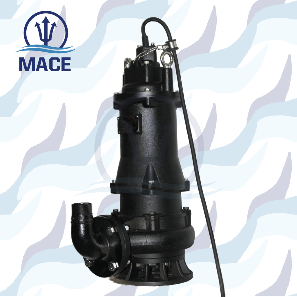 B Series Sewage Pump: Model 65B2 1.5SA x 1.5kW/2HP x 1 Phase x Outlet 65mm 
