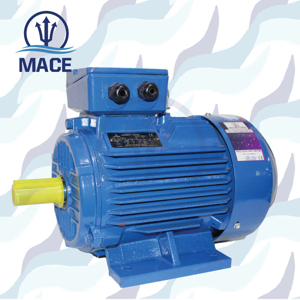 Electric Motor B3 x 11kW/15HP x 3 Phase x 1,500 RPM x CI x IE3 x MACE [YE3-160 M-4]