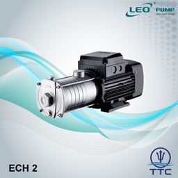 [40502001] Stainless Steel Horizontal Multistage Pump: Model ECHm-2-50 x 0.55kW/0.75HP x 1 Phase x Clean Water